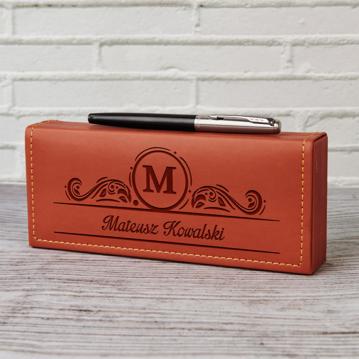 Monogram imię i nazwisko - Pióro Parker w etui